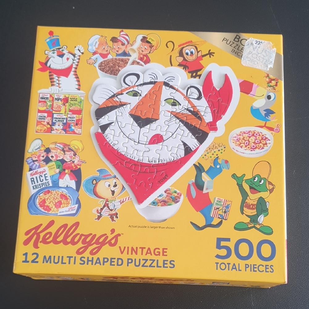 Vintage Multi-Shaped Puzzle Set - 500 Pieces